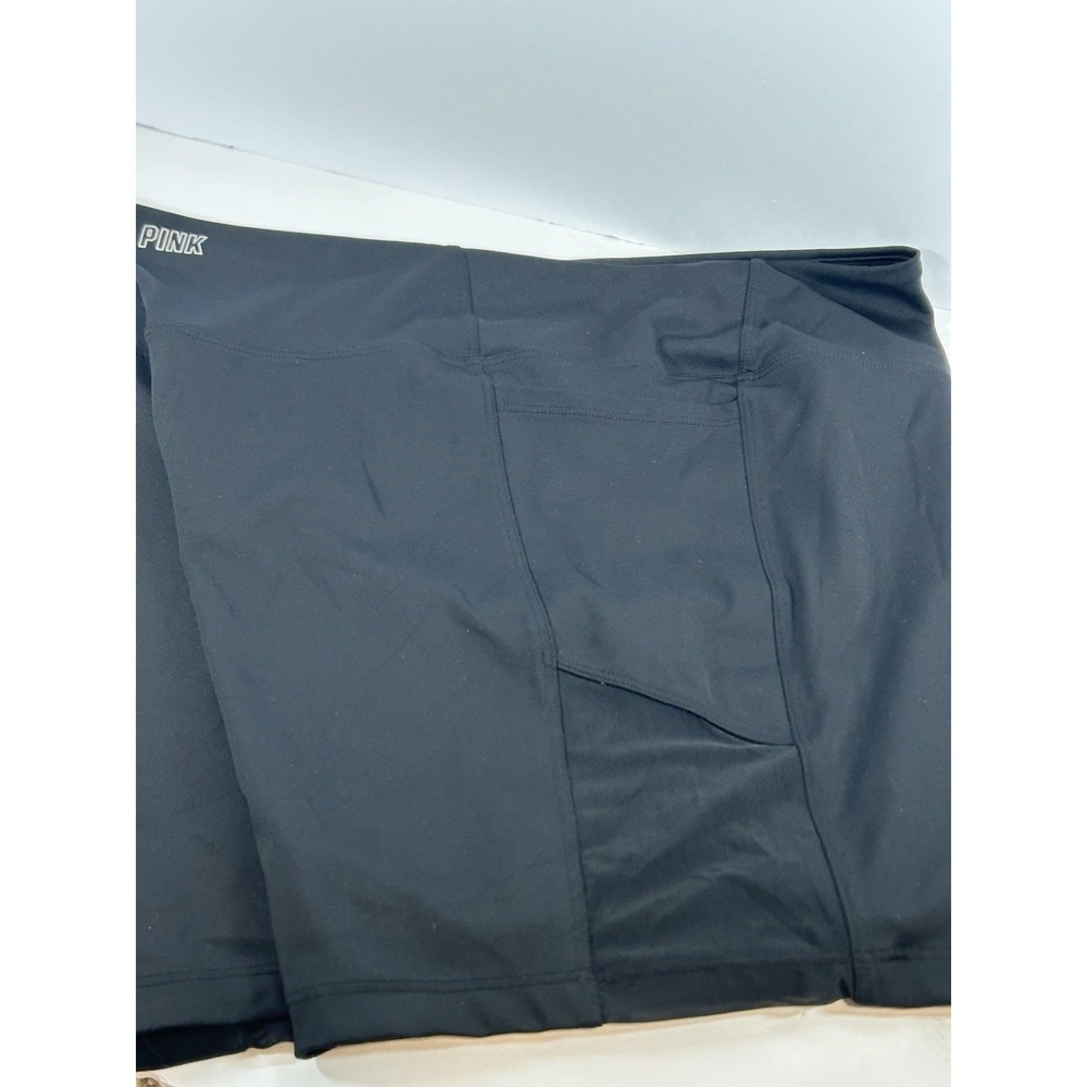 Victoria Secrets Pink Active Shorts Womens XXL Black Athletic Breathable Mesh - Picture 4 of 9
